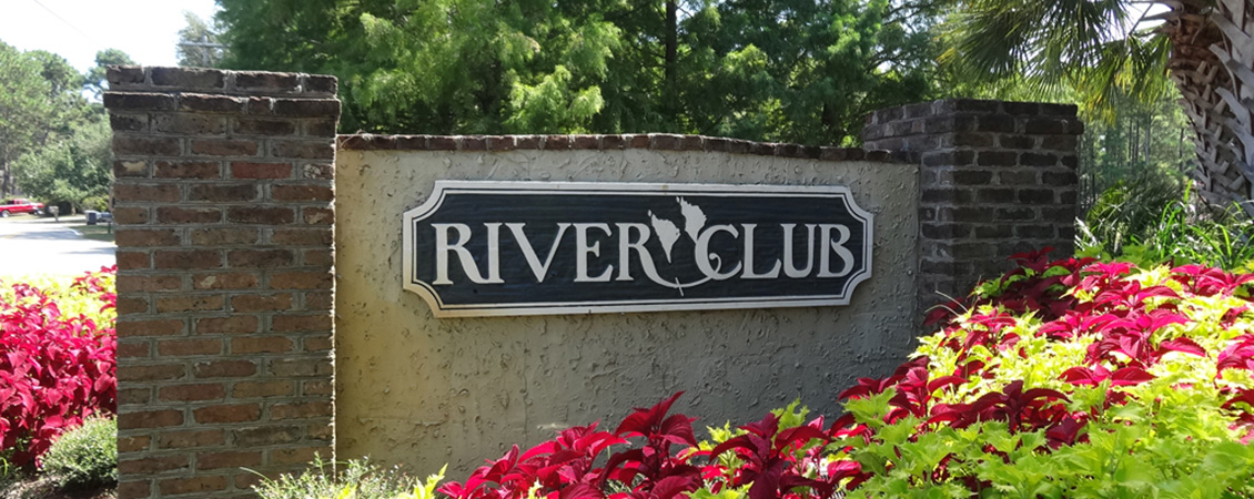 River Club Pawleys Island Sign